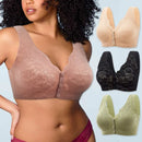 š„Buy 1 Get 2 Free Nowš„ Soft Front-button Wire-free Bra