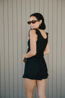 Swim Romper Built-in BrašDetachable Bra Cup