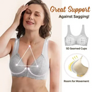šBuy 1 Get 1 Freeš Front Closure 5d Shaping Push Up Comfy Wireless Bra