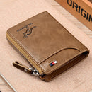 Men Wallet Zipper  Purse ( RFID PROTECTED )