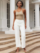 HDLTE Women Wide Leg Jeans High Waist Baggy Jeans Loose Boyfriend Jeans Denim Pants Y2K