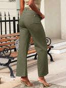 HDLTE Women Wide Leg Jeans High Waist Baggy Jeans Loose Boyfriend Jeans Denim Pants Y2K