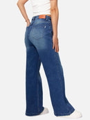 HDLTE Women Wide Leg Jeans High Waist Baggy Jeans Loose Boyfriend Jeans Denim Pants Y2K