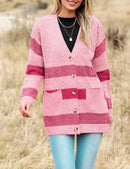 Zeagoo Womens 2024 Long Sleeve Chunky Cable Knit Fall Cardigans Sweaters Button Down Open Front Outerwear with Pockets