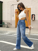 HDLTE Women Wide Leg Jeans High Waist Baggy Jeans Loose Boyfriend Jeans Denim Pants Y2K