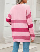 Zeagoo Womens 2024 Long Sleeve Chunky Cable Knit Fall Cardigans Sweaters Button Down Open Front Outerwear with Pockets