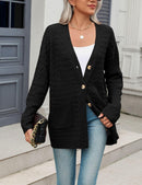 Zeagoo Womens 2024 Long Sleeve Chunky Cable Knit Fall Cardigans Sweaters Button Down Open Front Outerwear with Pockets