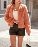 Christmas Sale 50% OFF - Women's Faux Fur Puffy Warm Jacket with Pockets (Buy 2 Free Shipping)