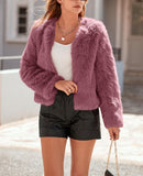 Christmas Sale 50% OFF - Women's Faux Fur Puffy Warm Jacket with Pockets (Buy 2 Free Shipping)