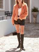 Christmas Sale 50% OFF - Women's Faux Fur Puffy Warm Jacket with Pockets (Buy 2 Free Shipping)