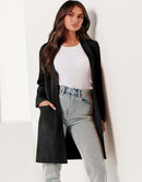 ANRABESS Cardigan Sweater for Women Casual 2023 Fall Winter Fashion Coat Long Sleeve Open Front Knit Coatigan Clothes