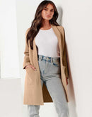 ANRABESS Cardigan Sweater for Women Casual 2023 Fall Winter Fashion Coat Long Sleeve Open Front Knit Coatigan Clothes