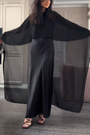 Women's Solid Dress Set