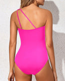 One Shoulder One Piece Swimsuit